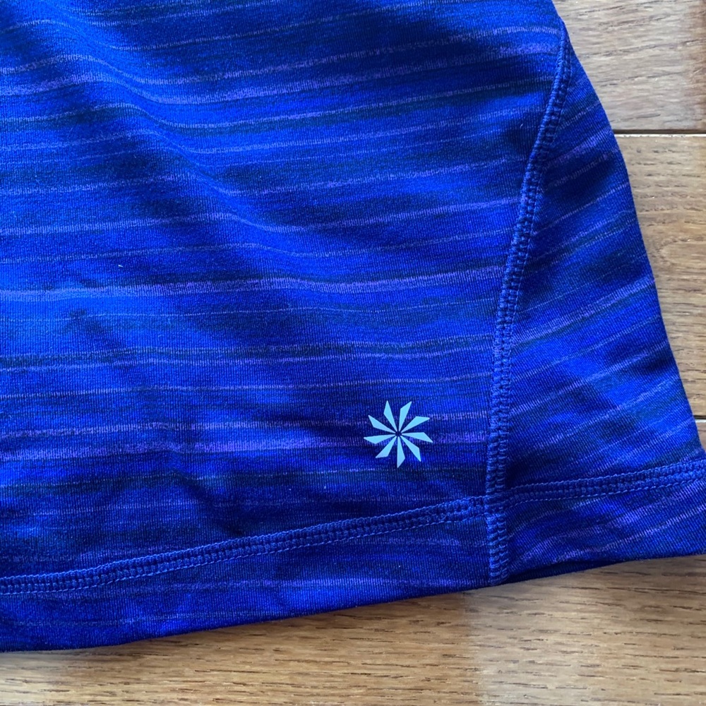 💜Athleta Relay Skirt/Skort-Purple Mini Stripe💜 - Picture 8 of 10